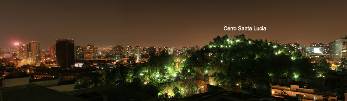 Panorama Santa Lucia Santiago